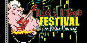 Blues & BBQ For Better Housing Block Party marquee magazine