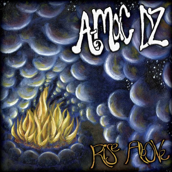 Abstract fire with cloud-like swirls.