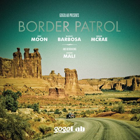 Desert landscape with "Border Patrol" text.