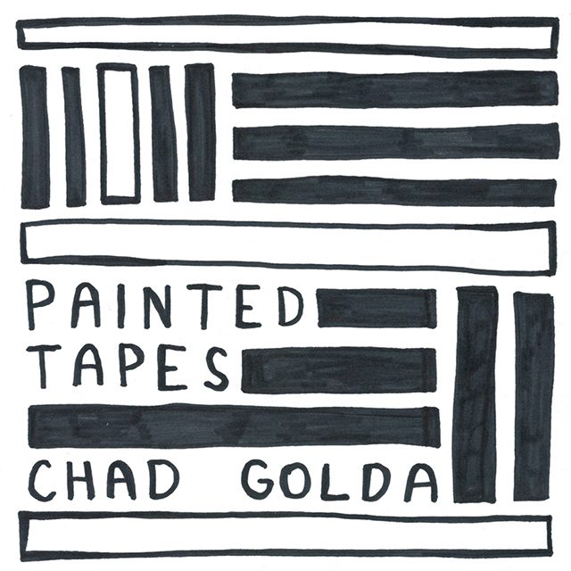 Painted Tapes cover with abstract black shapes.