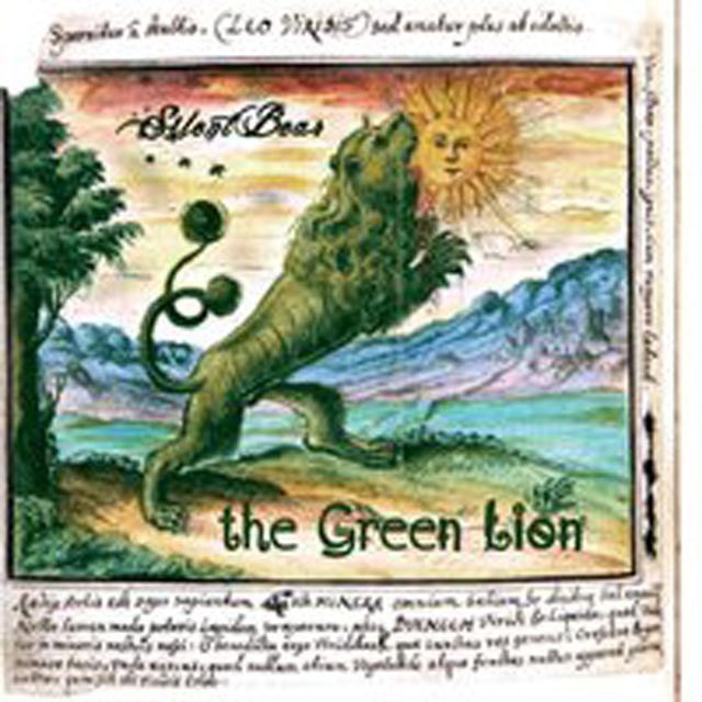 Alchemical illustration of the Green Lion.