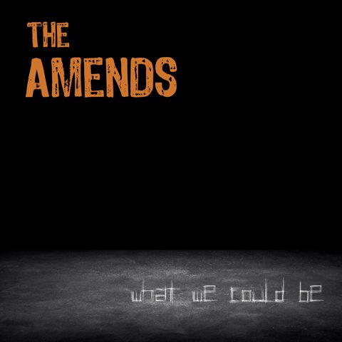 The Amends album cover, dark background.