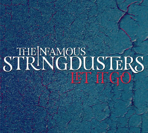 Cracked blue texture with album title text.