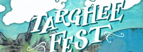 Text "Targhee Fest" with artistic background.