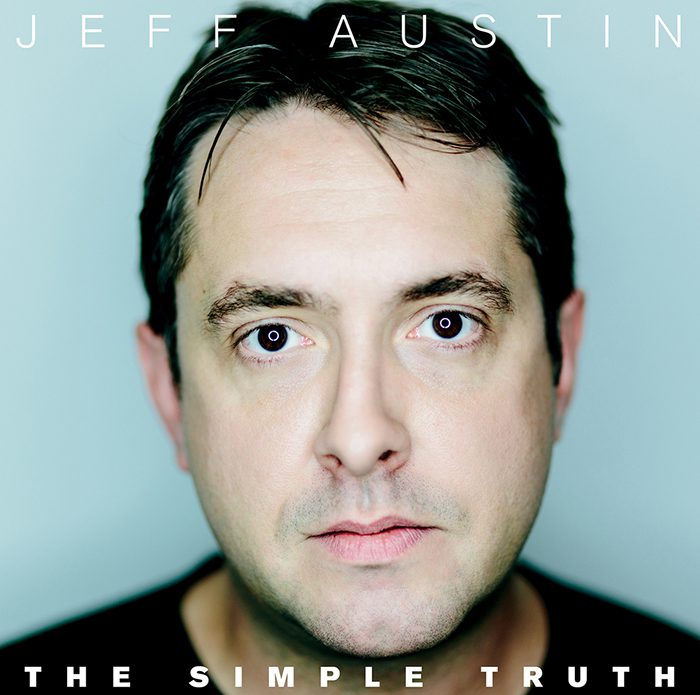Portrait of a man, album cover design.