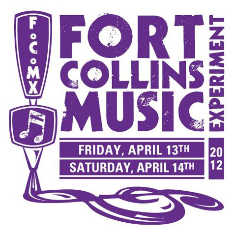 Fort Collins Music Experiment 2012 poster.