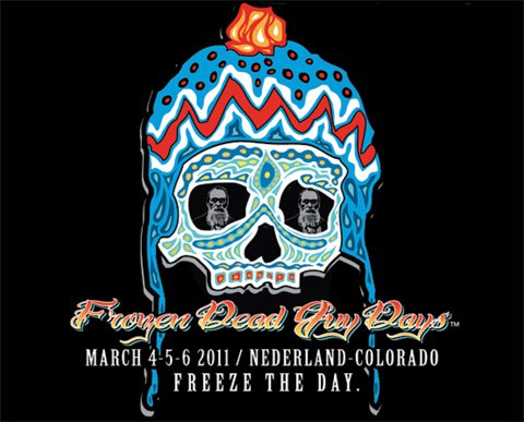 Frozen Dead Guy Days 2011 event poster.