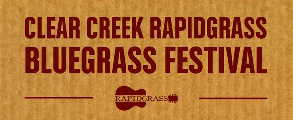 Clear Creek Rapidgrass Bluegrass Festival logo.