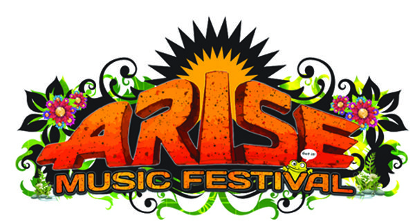 Arise Music Festival colorful logo design.