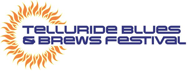 Telluride Blues & Brews Festival logo design.