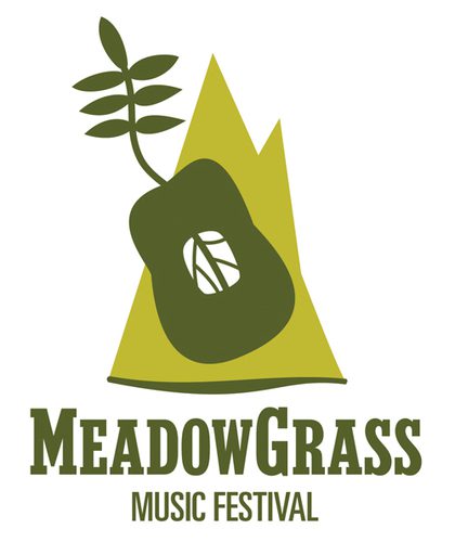 MeadowGrass Music Festival logo with guitar.