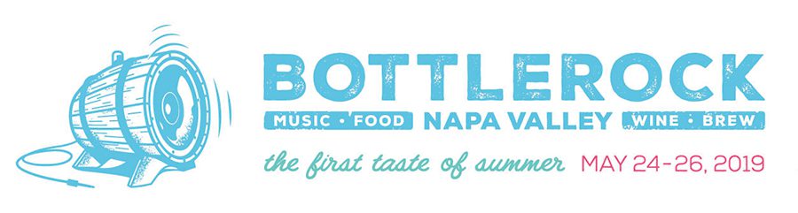 BottleRock Napa Valley festival logo, 2019.
