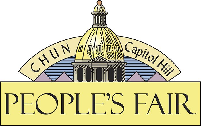 Capitol Hill People's Fair logo illustration.