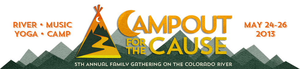 Campout for the Cause event banner.