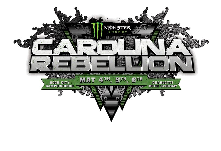 Carolina Rebellion music festival logo design.