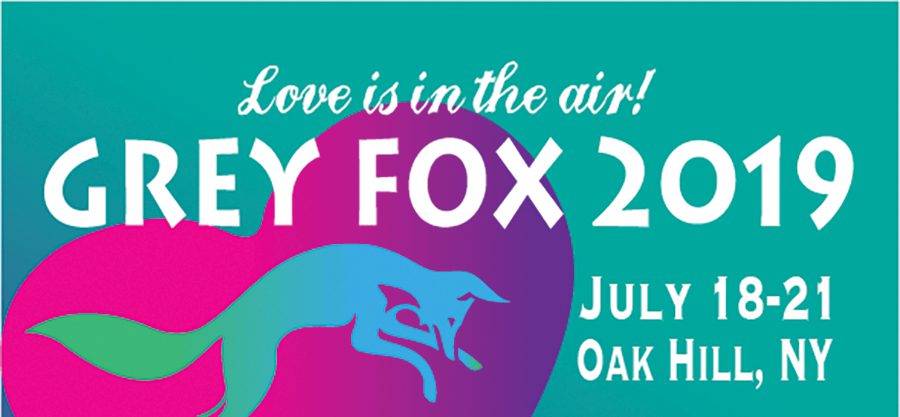 Grey Fox 2019 festival poster, Oak Hill.