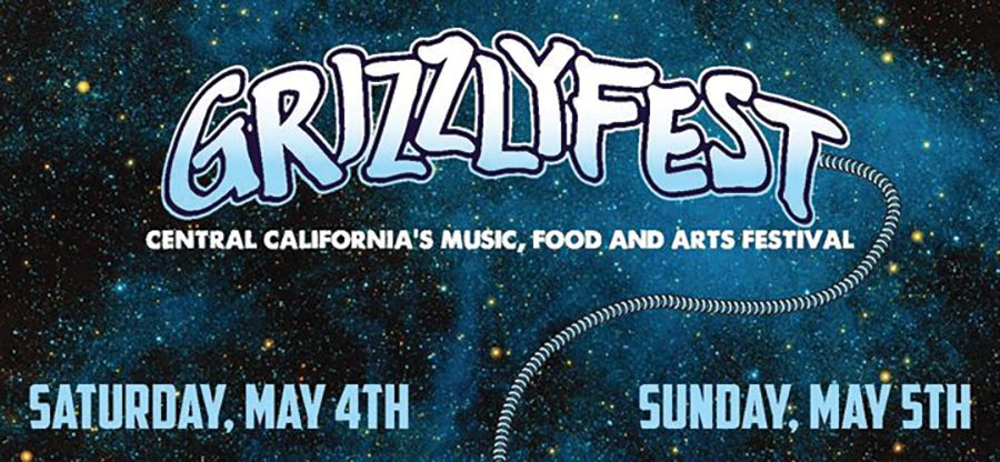 Grizzly Fest music, food, arts festival poster.