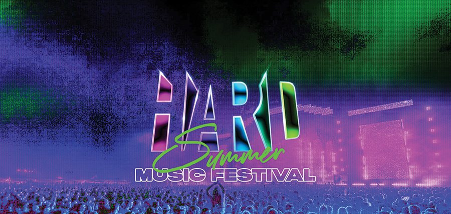 HARD Summer Music Festival vibrant graphic.