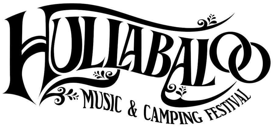 Hullabaloo Music & Camping Festival logo.