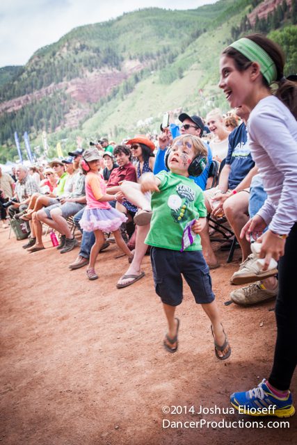 Children enjoying an outdoor event together.