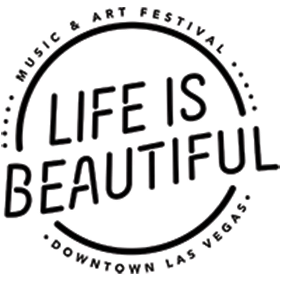Life is Beautiful festival logo, Las Vegas.