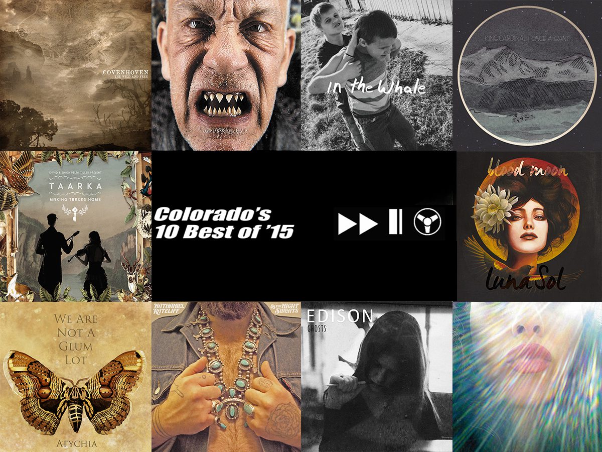 Collage of Colorado's 10 Best Albums 2015.