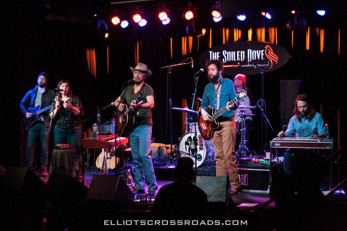 Band performing live at The Soiled Dove.