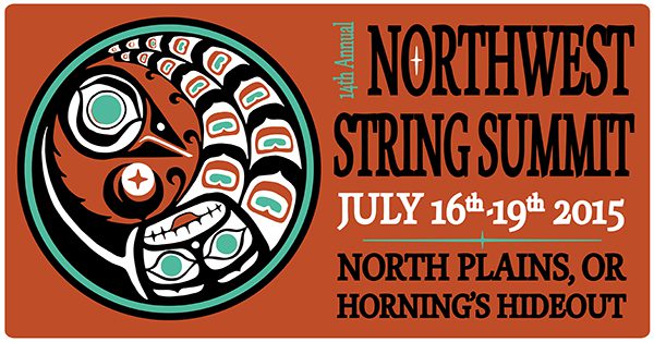 Northwest String Summit 2015 event poster.