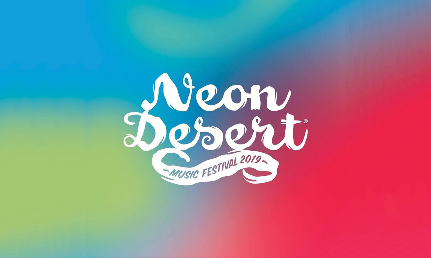 Neon Desert Music Festival 2019 logo.
