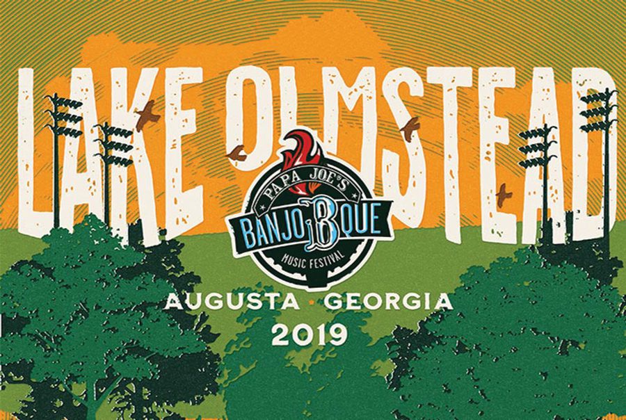 Lake Olmstead Banjo-B-Que Festival 2019 poster.