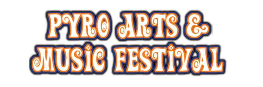Pyro Arts and Music Festival logo text.