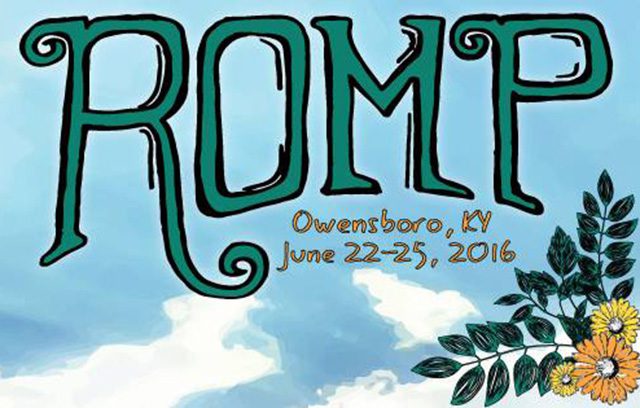 Festival poster for ROMP, Owensboro, 2016.