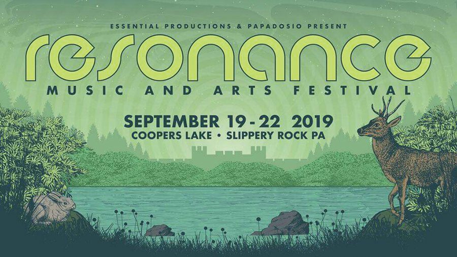Festival poster with nature and wildlife illustration.