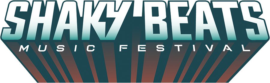 Shaky Beats Music Festival logo design.