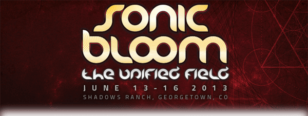 Sonic Bloom festival 2013 promotional banner.