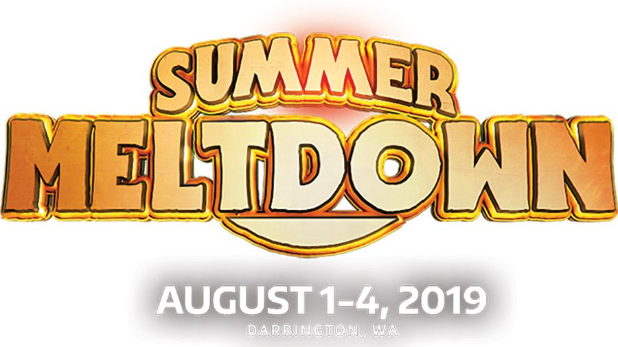 Summer Meltdown logo, August 1-4, 2019.