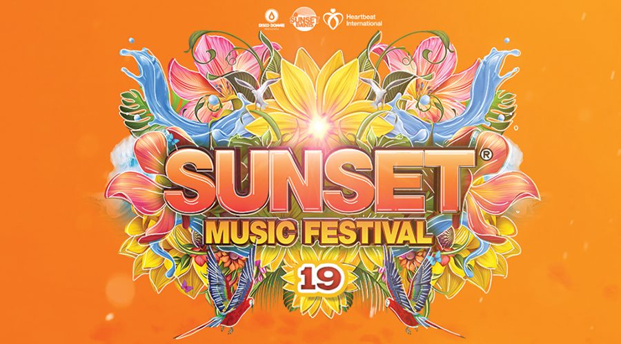 Sunset Music Festival 19 vibrant floral design.