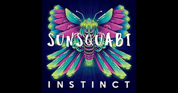 Colorful butterfly artwork with "Sunsquabi Instinct" text.