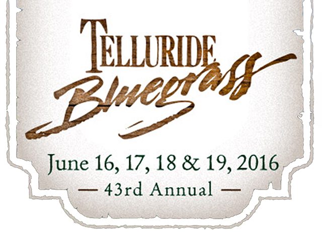 Telluride Bluegrass Festival 2016 event poster.