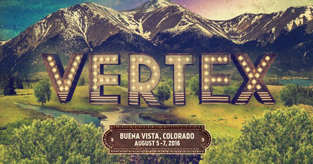 Vertex festival poster, Buena Vista, Colorado 2016.