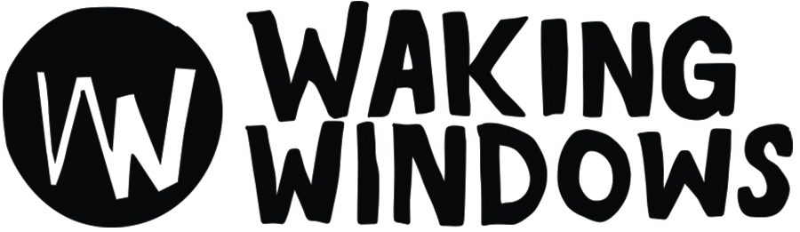 Waking Windows logo with stylized text.