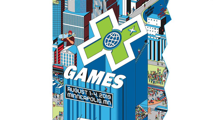 X Games 2019 Minneapolis promotional poster.
