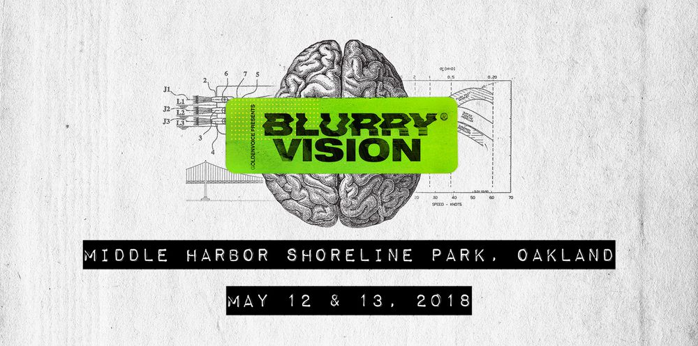 Blurry Vision event poster, May 2018.