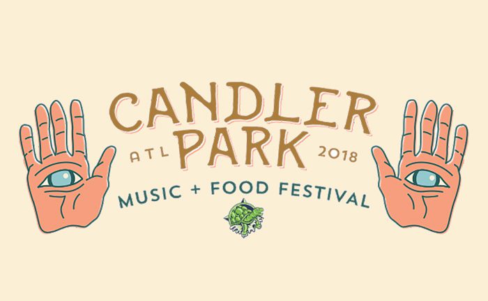 Candler Park music and food festival logo.