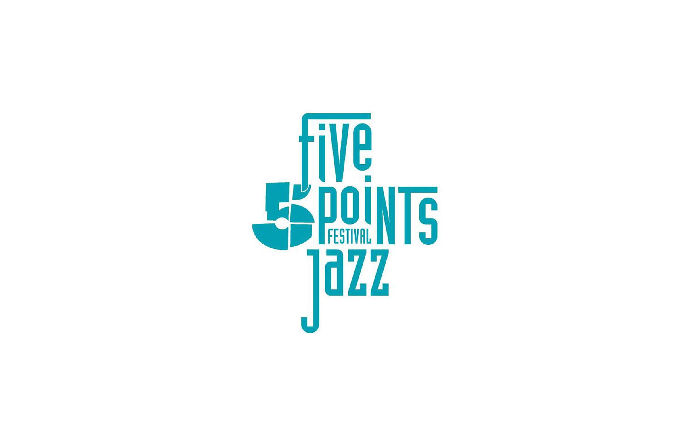 Five Points Jazz Festival logo design.