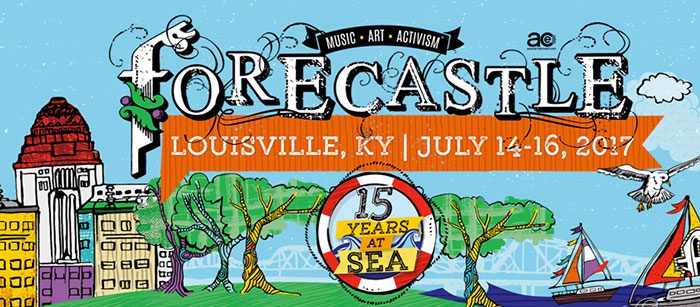 Forecastle Festival poster, Louisville, 2017.