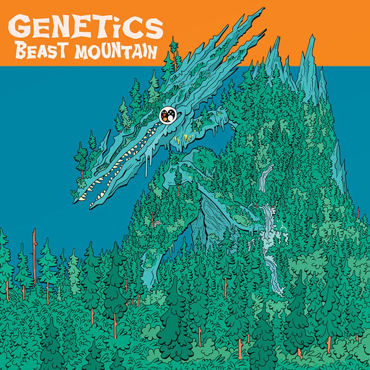 Illustrated forest dragon on Beast Mountain cover.