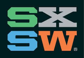 SXSW logo in green, grey, blue, orange.