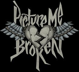 Winged heart with text "Picture Me Broken".