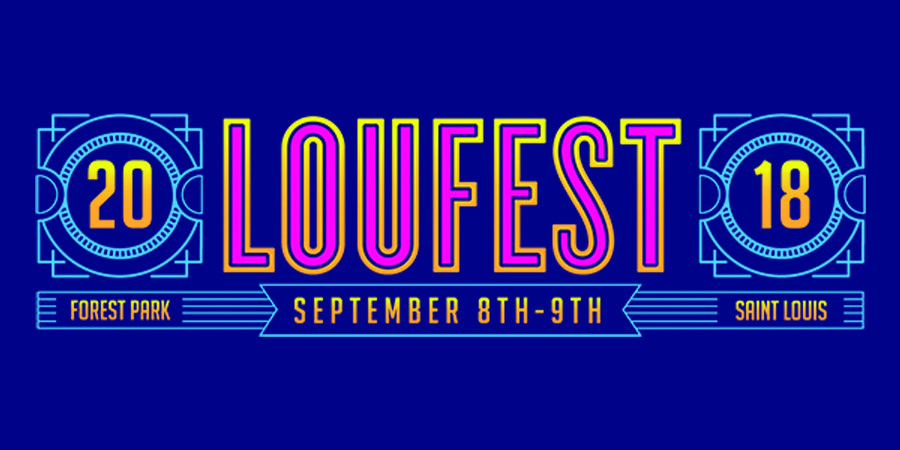 LouFest 2018 poster, September 8th-9th.